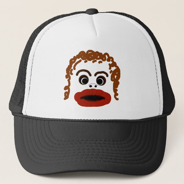 Gorra De Camionero Camiseta fea de la cara (Anverso)