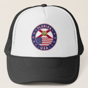 Gorra De Camionero Camiseta Florida, pegatina de Florida