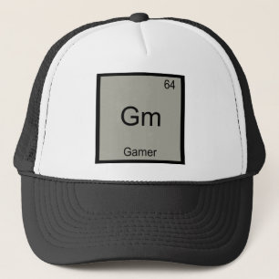 Gorra De Camionero Camiseta Gm - Símbolo de Elemento Químico Divertid