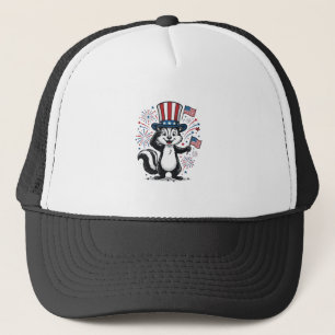 Gorra De Camionero Camiseta gráfica de fuegos artificiales vintage de