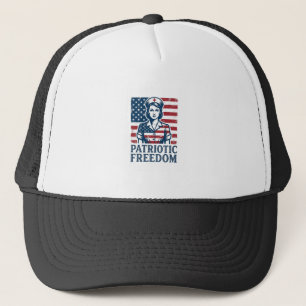 Gorra De Camionero Camiseta gráfica vectorial de enfermera patriota