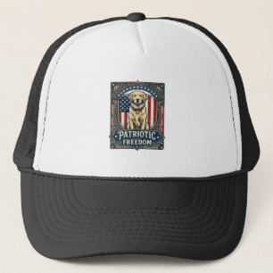Gorra De Camionero Camiseta gráfica vectorial de Golden Retriever pat