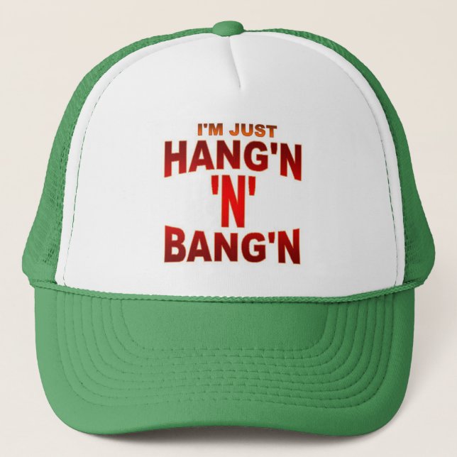 GORRA DE CAMIONERO CAMISETA HANG-BANG (Anverso)