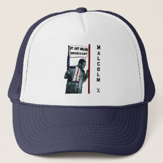 Gorra De Camionero Camiseta Malcolm X - Por Cualquier Medio Necesario