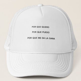 GORRA DE CAMIONERO CAMISETA MUJER