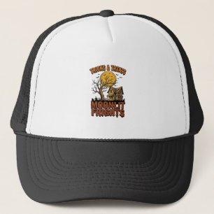 Gorra De Camionero Camiseta Nocturna de Árbol Antiguo Luna Embrujada
