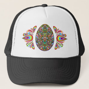 Gorra De Camionero Camiseta Orgánica para Niños con Diseño Psicodélic