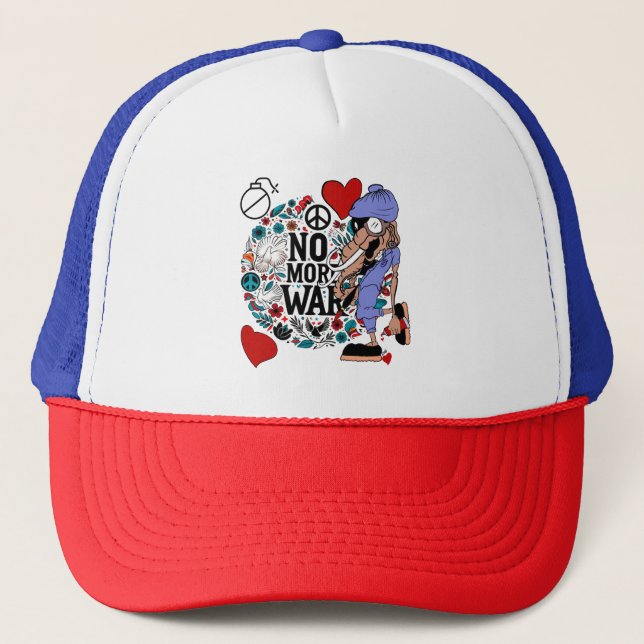 Gorra De Camionero Camiseta palatiana de arte pop (Anverso)