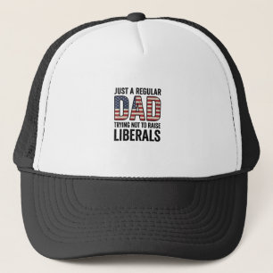Gorra De Camionero Camiseta Papá Normal Intentando No Criar Liberales