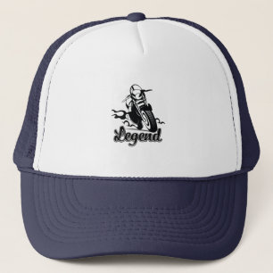 Gorra De Camionero Camiseta para motocicleta de leyenda