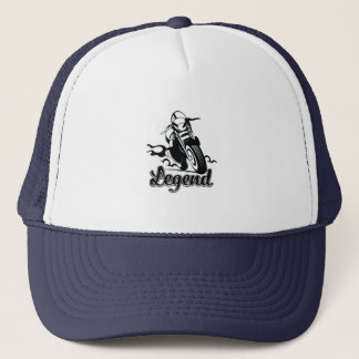 Gorra De Camionero Camiseta para motocicleta de leyenda