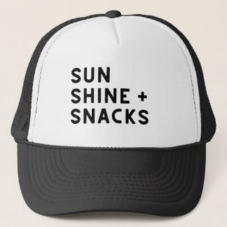 Gorra De Camionero Camiseta para mujer SUNSHINE + SNACKS