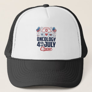 Gorra De Camionero Camiseta Patriótica Médica de Tripulación del 4 de