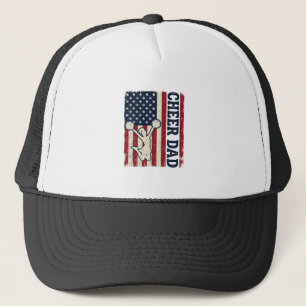 Gorra De Camionero Camiseta Vector Patriótica de la Bandera Americana
