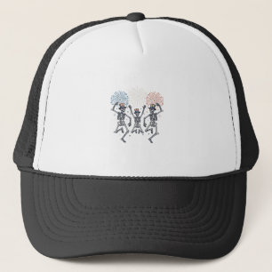 Gorra De Camionero Camiseta Vintage de Fuegos Artificiales de Esquele