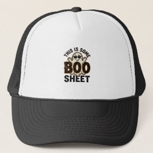 Gorra De Camionero Camiseta Vintage de Halloween de Fantasma Divertid
