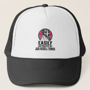 Gorra De Camionero Camiseta Vintage de Jack Russell Terrier Fácilment