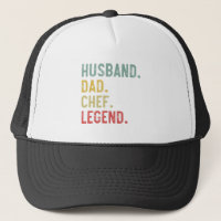 Camiseta Vintage Hombre Marido Papá Chef Leyenda R