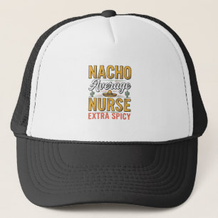 Gorra De Camionero Camiseta Vintage Nacho Enfermera Promedio Extra Pi