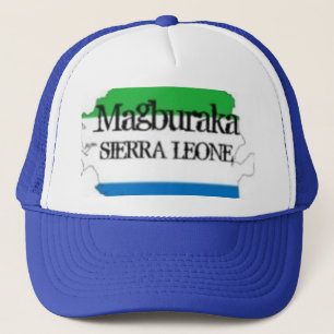 Gorra De Camionero CAMISETA Y etc (magburaka) del SIERRA LEONE