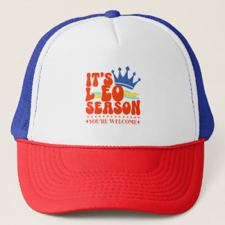 Gorra De Camionero Camiseta Zodiac LEO Season You're Welcome