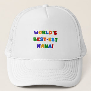 Gorra De Camionero Camisetas brillantes de los colores del Mejor-est