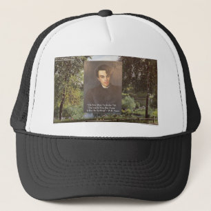 Gorra De Camionero Camisetas con la cita de WB Yeats "Golpea el hierr