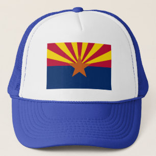 Gorra De Camionero Camisetas de la bandera de Arizona, tazas, ropa