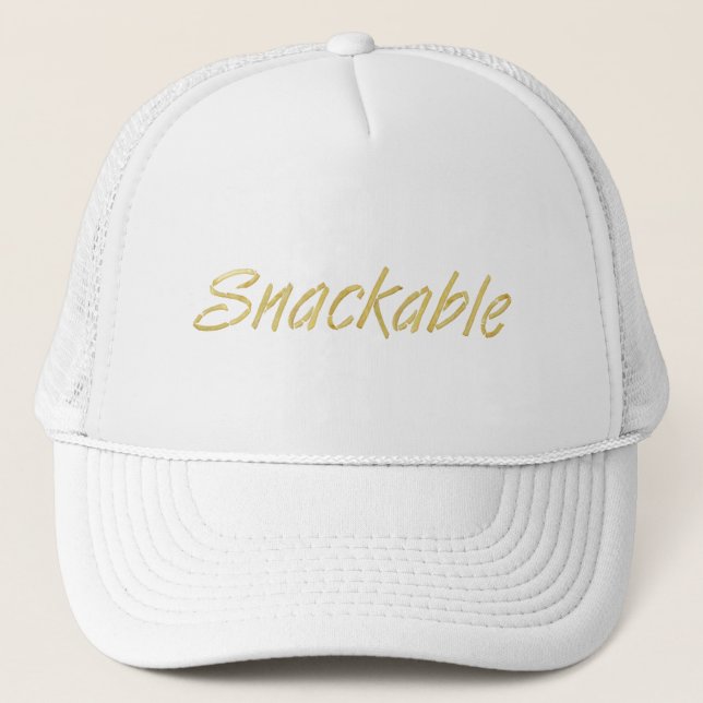 Gorra De Camionero Camisetas de mujer TEE Snackable (Anverso)