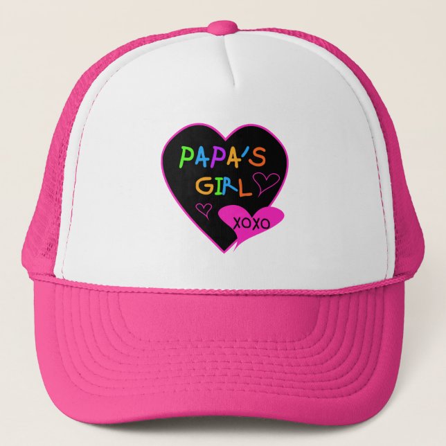 Gorra De Camionero Camisetas del chica de la papá, gorras, tazas, (Anverso)