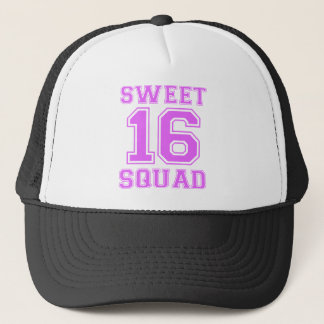 Gorra De Camionero camisetas del gimnasio del pelotón del dulce 16