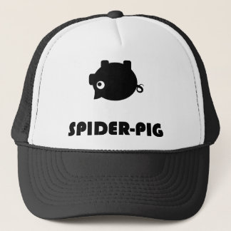 Gorra De Camionero Camisetas ligeras del Araña-Cerdo