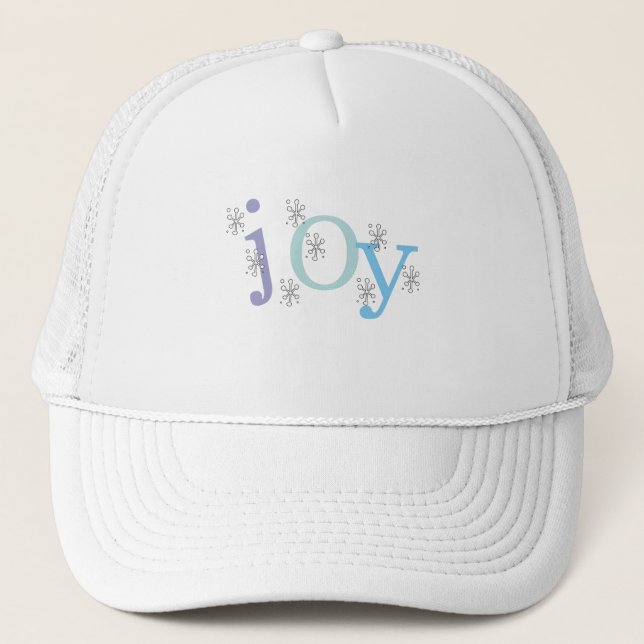 Gorra De Camionero Camisetas navideñas JOY y regalos (Anverso)