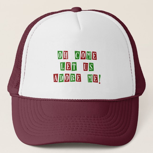Gorra De Camionero Camisetas navideñas y regalos divertidos (Anverso)