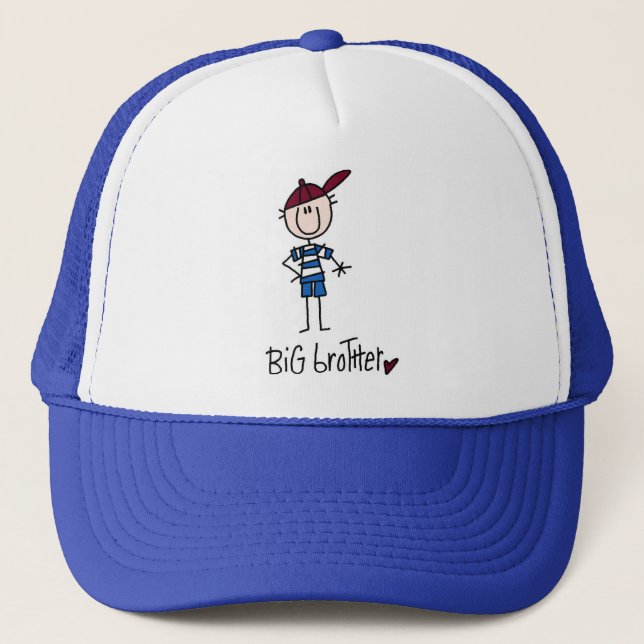 Gorra De Camionero Camisetas personalizadas y regalos de hermano (Anverso)