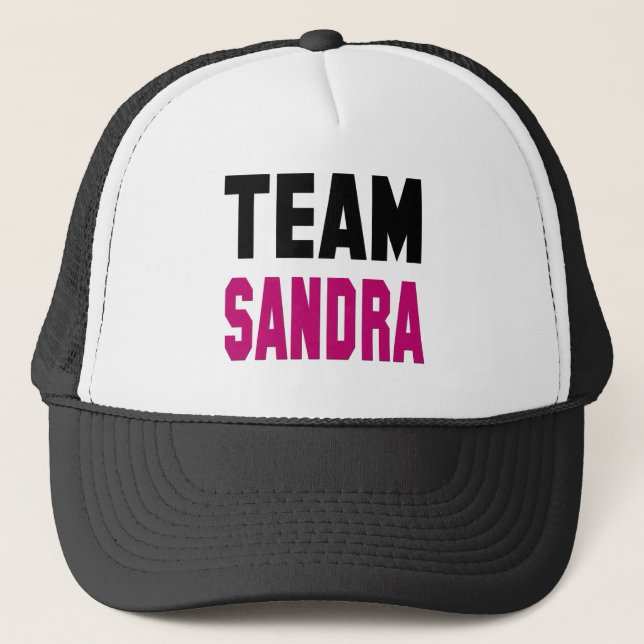 Gorra De Camionero Camisetas Sandra Team y Swag (Anverso)