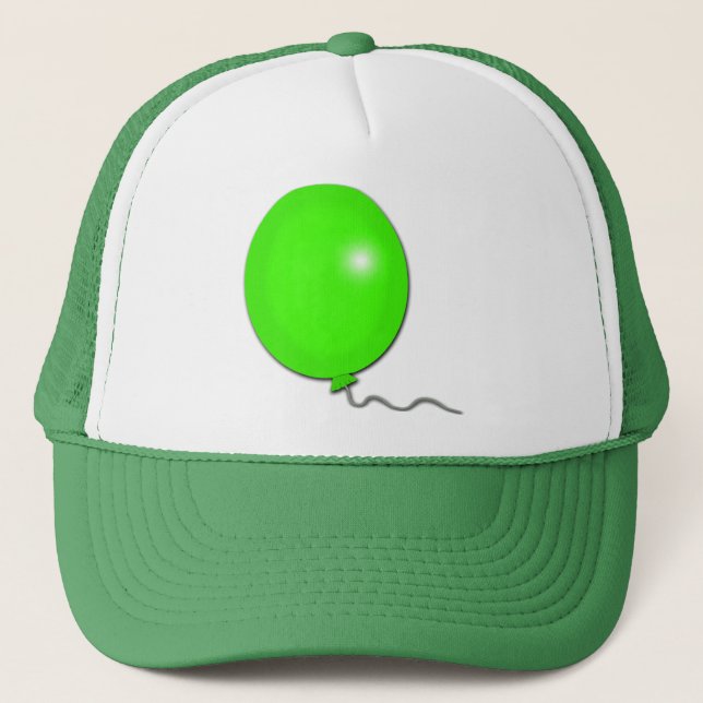 Gorra De Camionero Camisetas verdes grandes del globo, sudaderas con (Anverso)