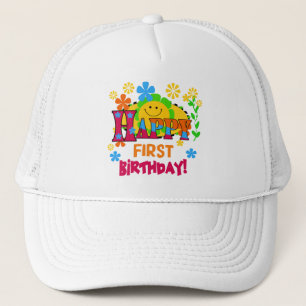 Gorra De Camionero Camisetas y regalos alegres para el primer cumplea