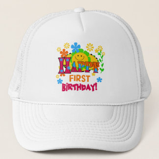 Gorra De Camionero Camisetas y regalos alegres para el primer cumplea