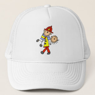Gorra De Camionero Camisetas y regalos de bomberos que salvan vidas