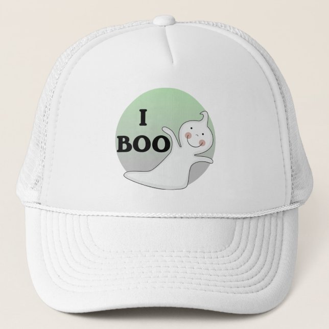Gorra De Camionero Camisetas y regalos de boo fantasmales (Anverso)