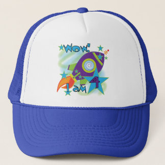 Gorra De Camionero Camisetas y regalos de cumpleaños 4º buque cohete