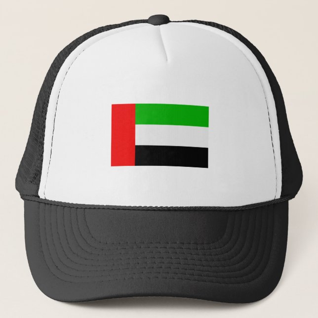 Gorra De Camionero Camisetas y regalos de la bandera de United Arab (Anverso)