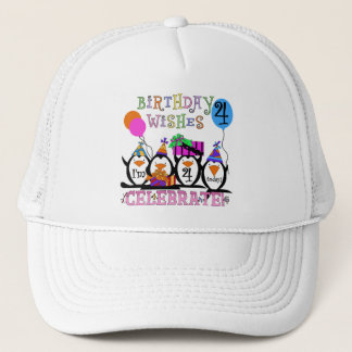 Gorra De Camionero Camisetas y regalos de los Pingüinos Silly 4º cump