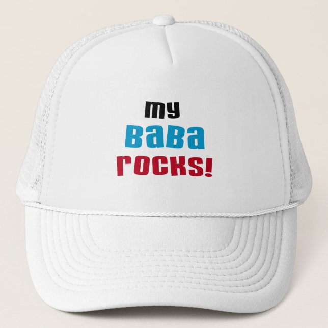 Gorra De Camionero Camisetas y regalos de My Baba Rocks (Anverso)