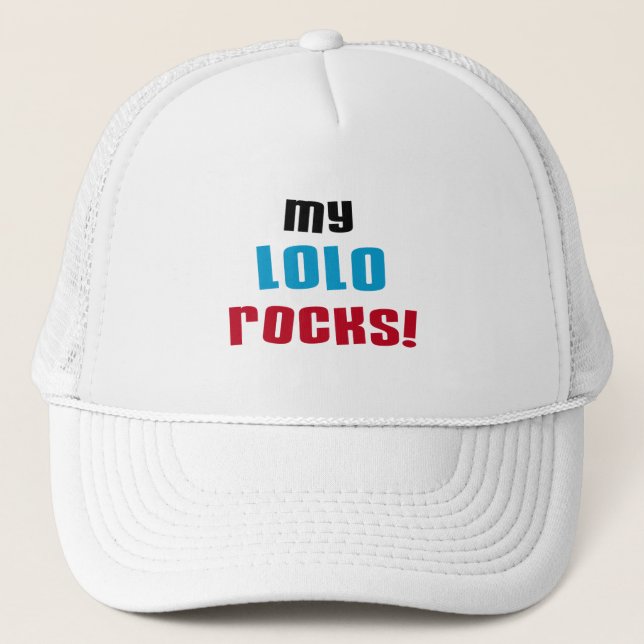Gorra De Camionero Camisetas y regalos de My Lolo Rocks (Anverso)