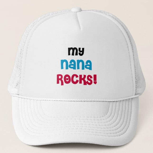 Gorra De Camionero Camisetas y regalos de My Nana Rocks (Anverso)