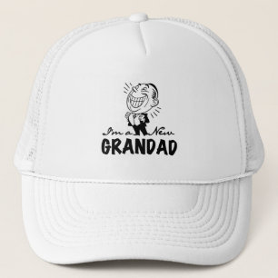 Gorra De Camionero Camisetas y regalos de nuevo abuelo sonrientes