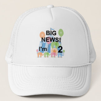 Gorra De Camionero Camisetas y regalos del 2º cumpleaños de Big News 