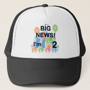 Gorra De Camionero Camisetas y regalos del 2º cumpleaños de Big News